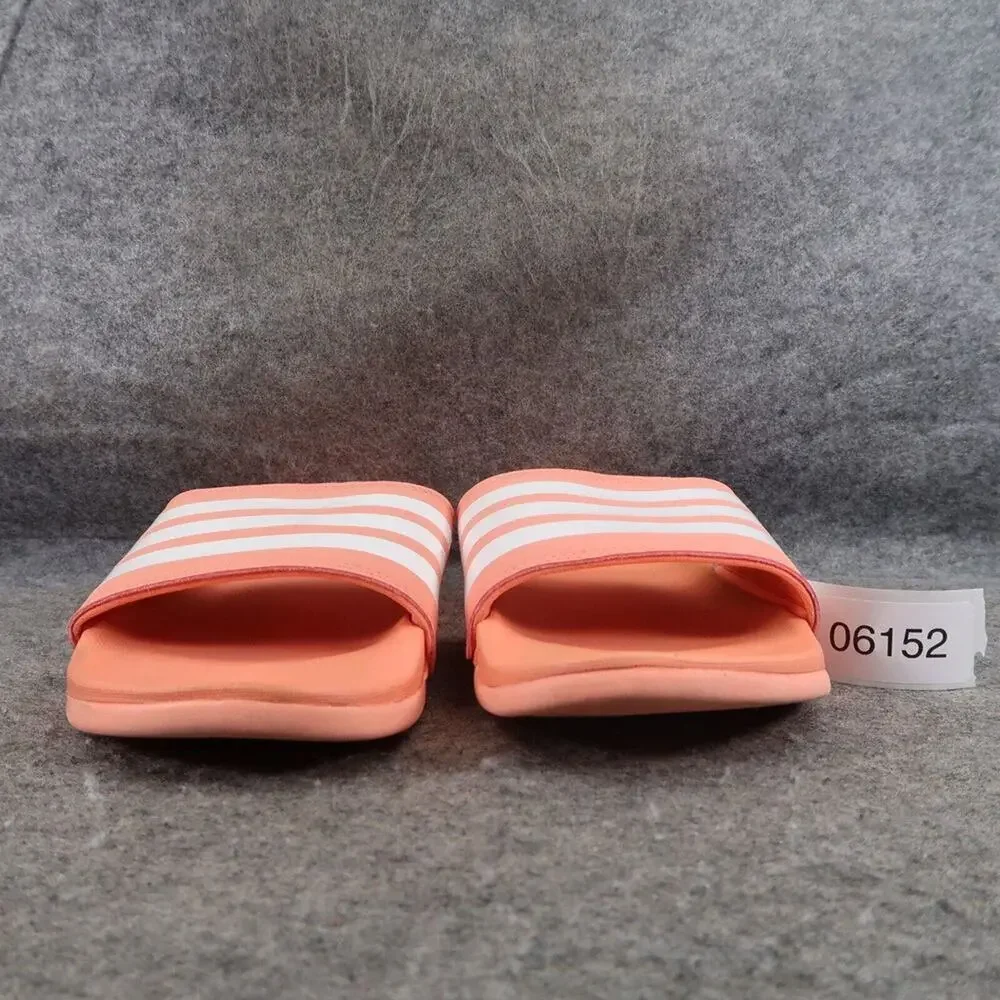 Adidas Shoes Mens 7 Sandal Slides Adilette Casual Comfort Coral White Cloudfoam